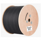 Кабель оптический DeTech FTTH 1F*G657A1, 2*0.5мм FPR+LSZH оболочка, OD2*5мм, 1км наружный